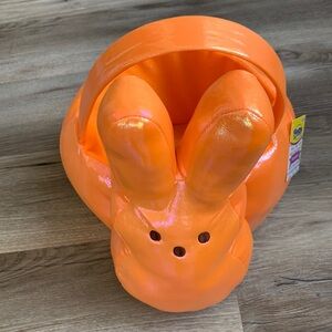 Peeps Plush Easter Basket Orange Peep Bucket Tote Carry Bag Dan Dee Dandee 🆕